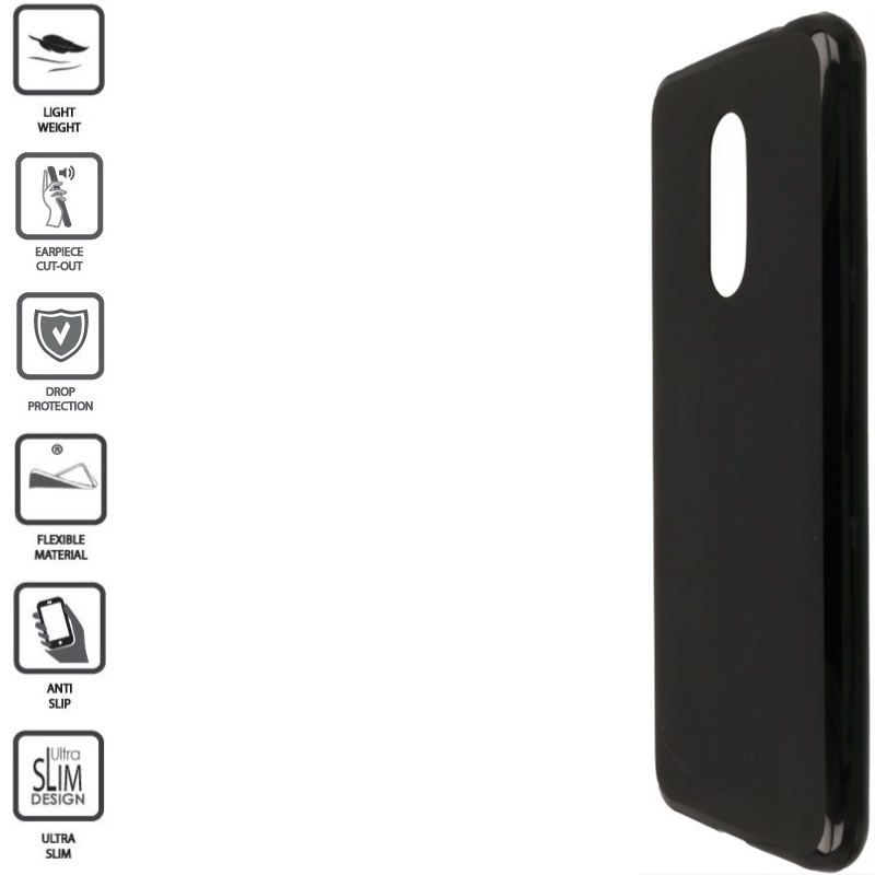 Silikoninis juodas dėklas (REDMI 5 PLUS) Silikoninis juodas dėklas (REDMI 5 PLUS)
